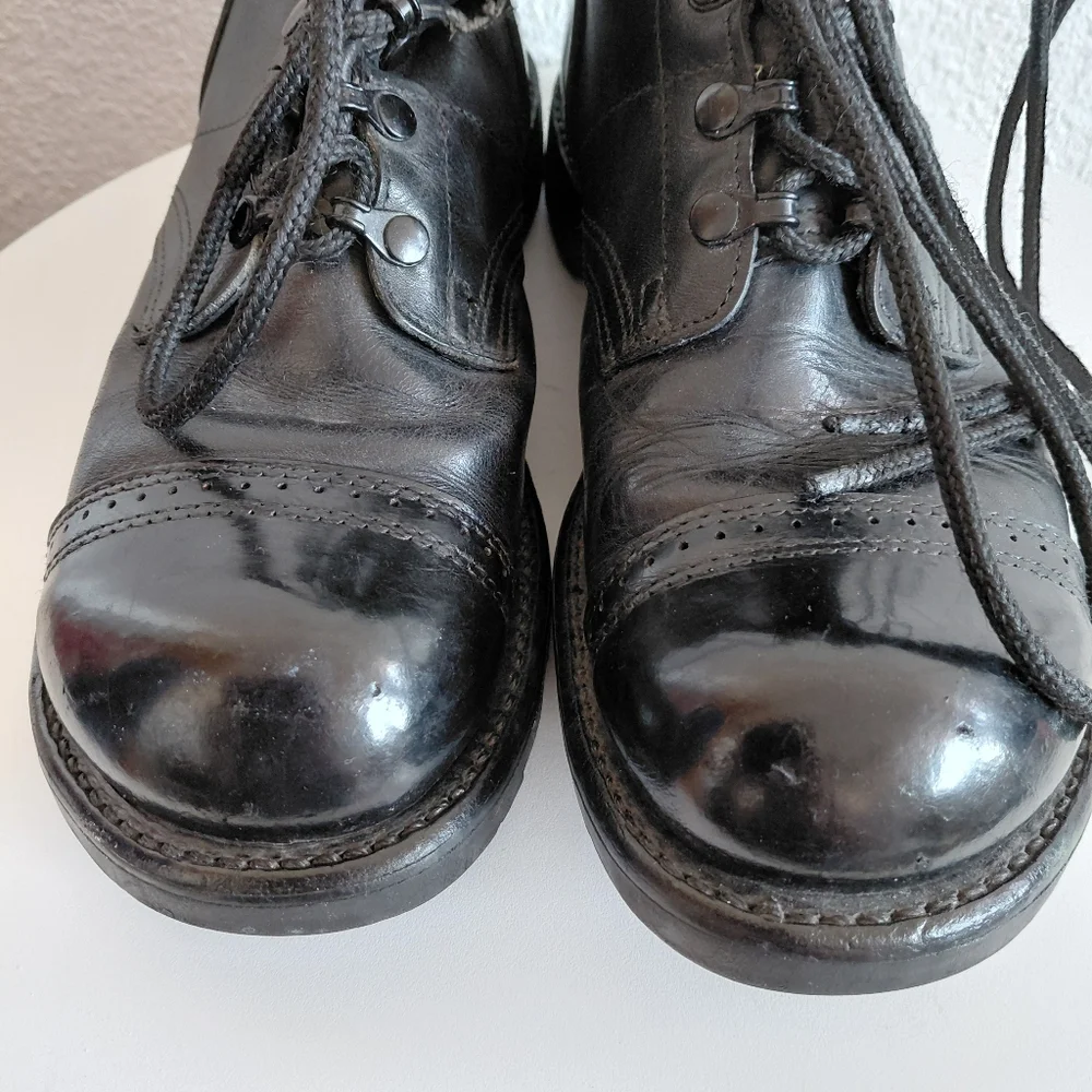 Corcoran Boots Cap Toe Military Combat Paratrooper Jumper Vintage USA.